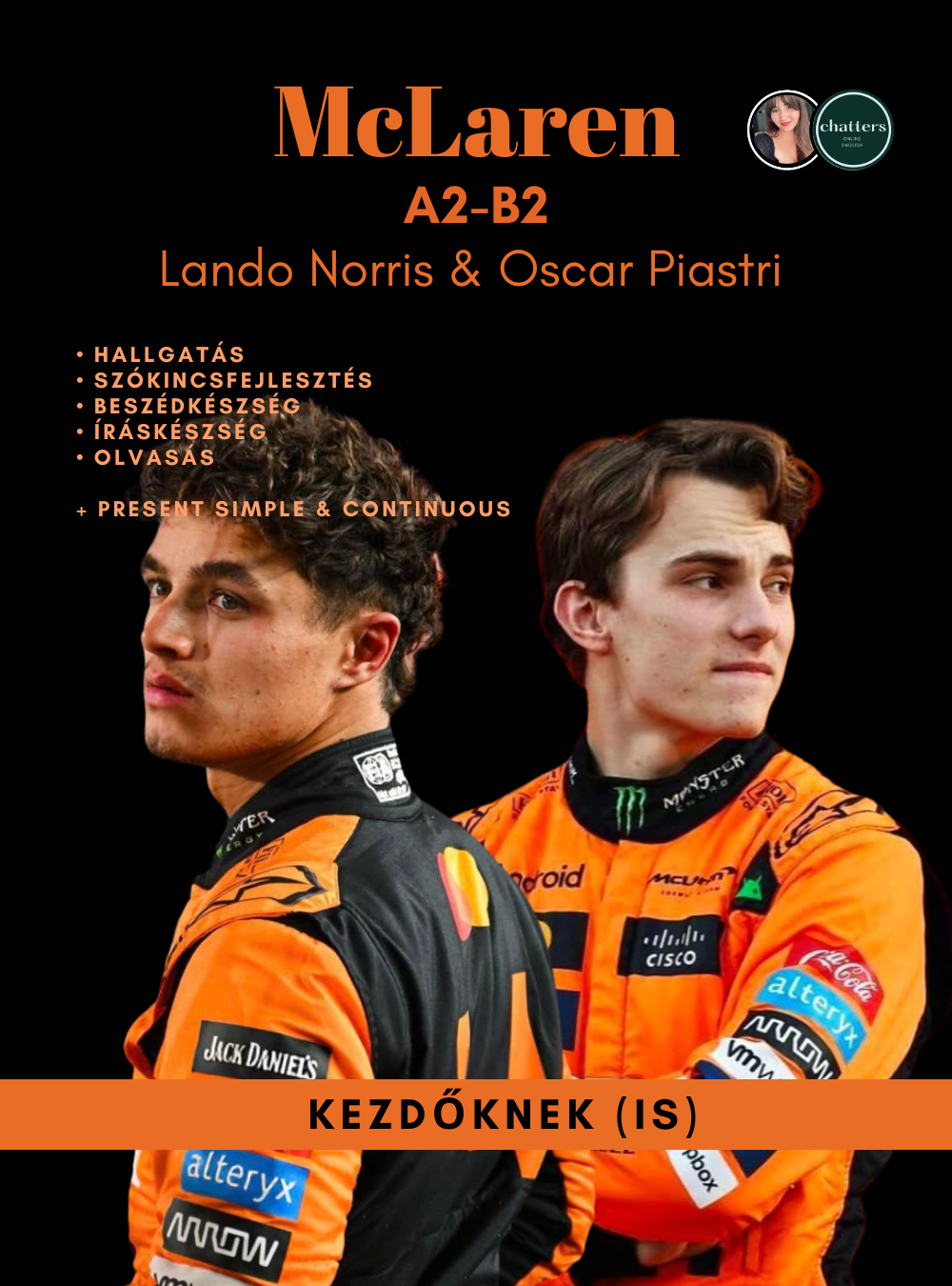 Tematikus feladatlapok ⎮ McLaren ⎮ Lando Norris & Oscar Piastri ⎮ Formula 1 - Kezdőknek