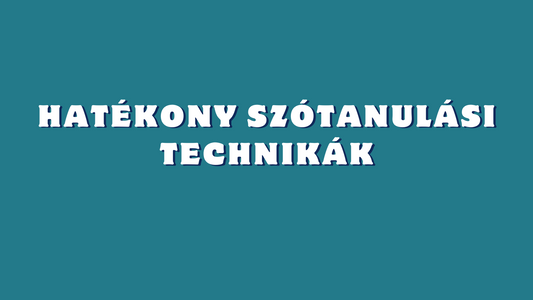 Hatékony Szótanulás
