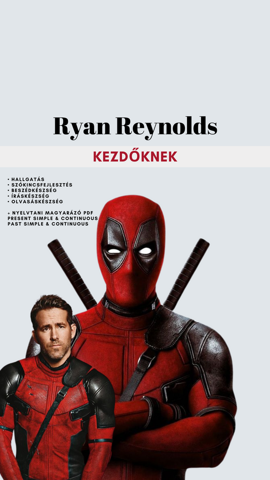 Tematikus feladatlapok ⎮Deadpool - Ryan Reynolds -  Kezdőknek