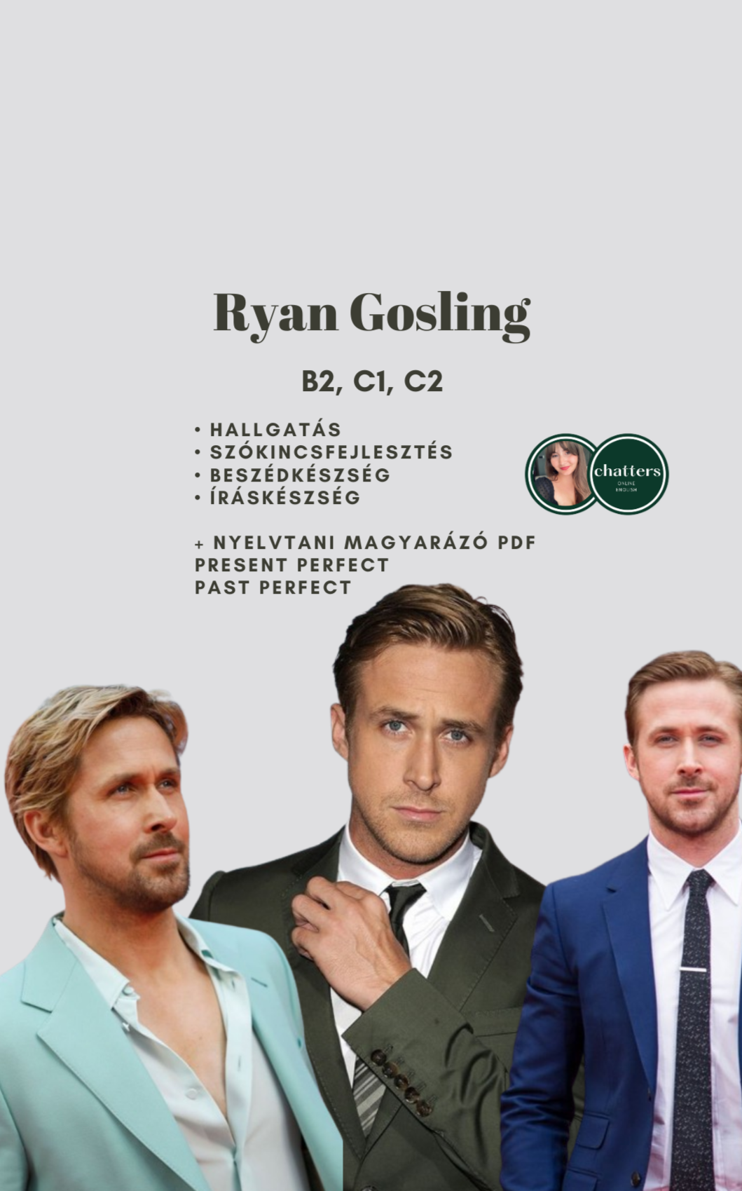 Tematikus feladatlapok ⎮Ryan Gosling