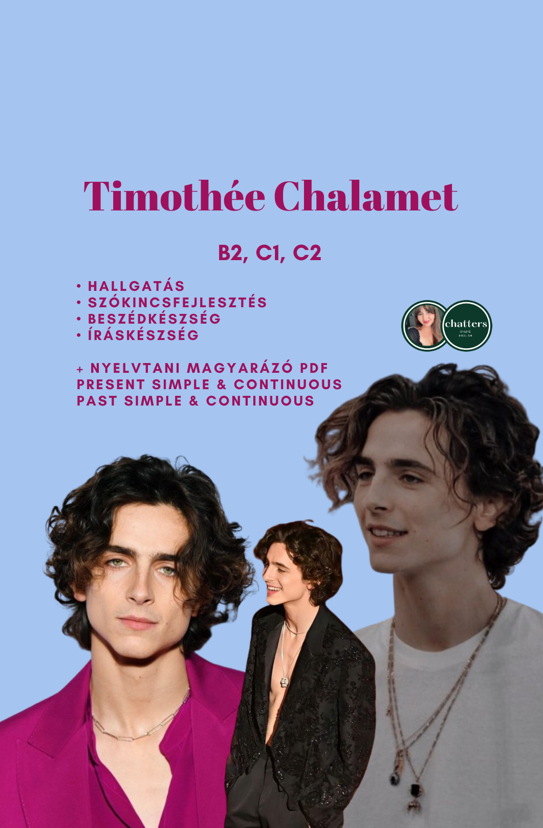 Tematikus feladatlapok ⎮ Timothée Chalamet