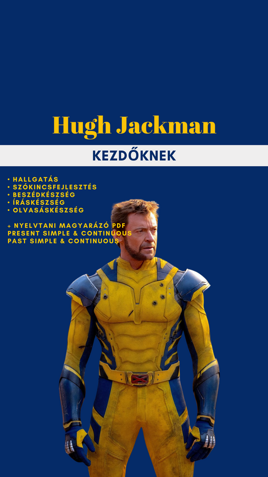 Tematikus feladatlapok ⎮Hugh Jackman - Kezdőknek