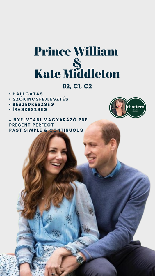 Tematikus feladatlapok ⎮ Prince William & Kate Middleton ⎮ Royals Part 1