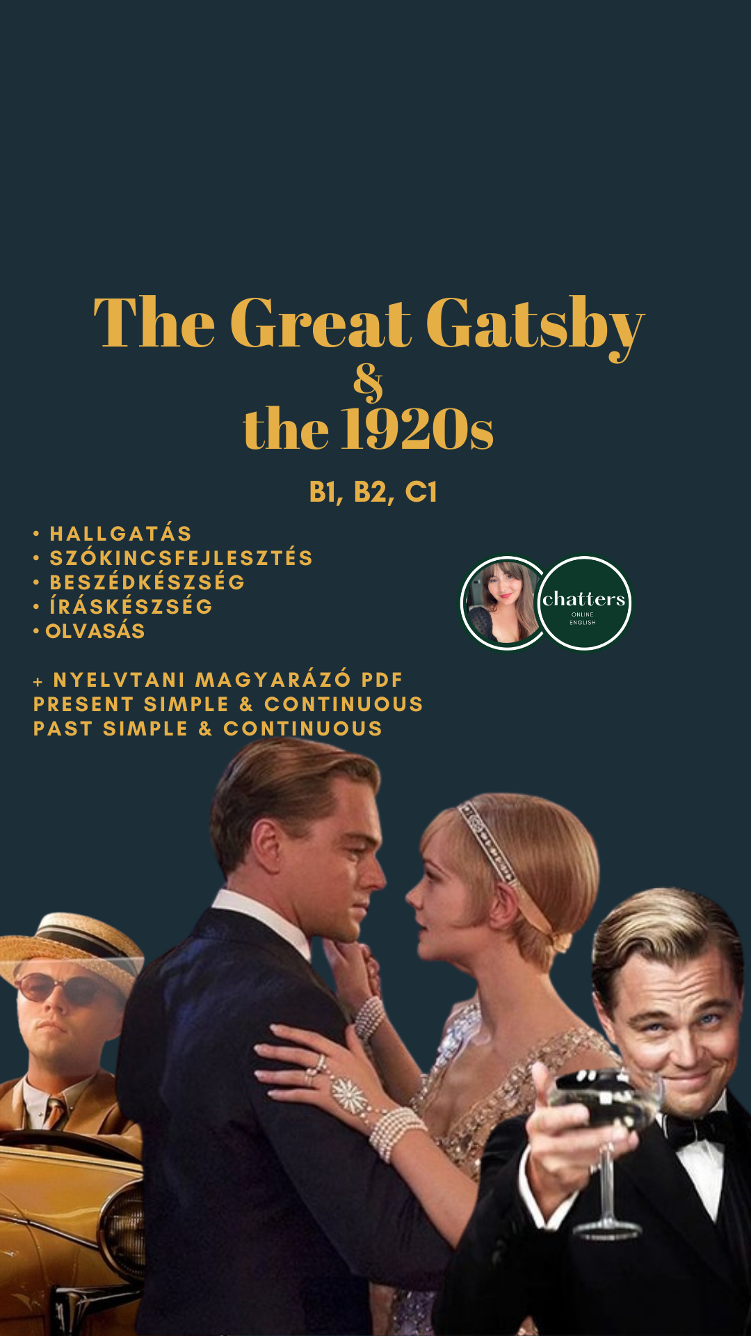 Tematikus feladatlapok ⎮1920-as évek ⎮ A Nagy Gatsby ⎮ Decades Sorozat Part 1