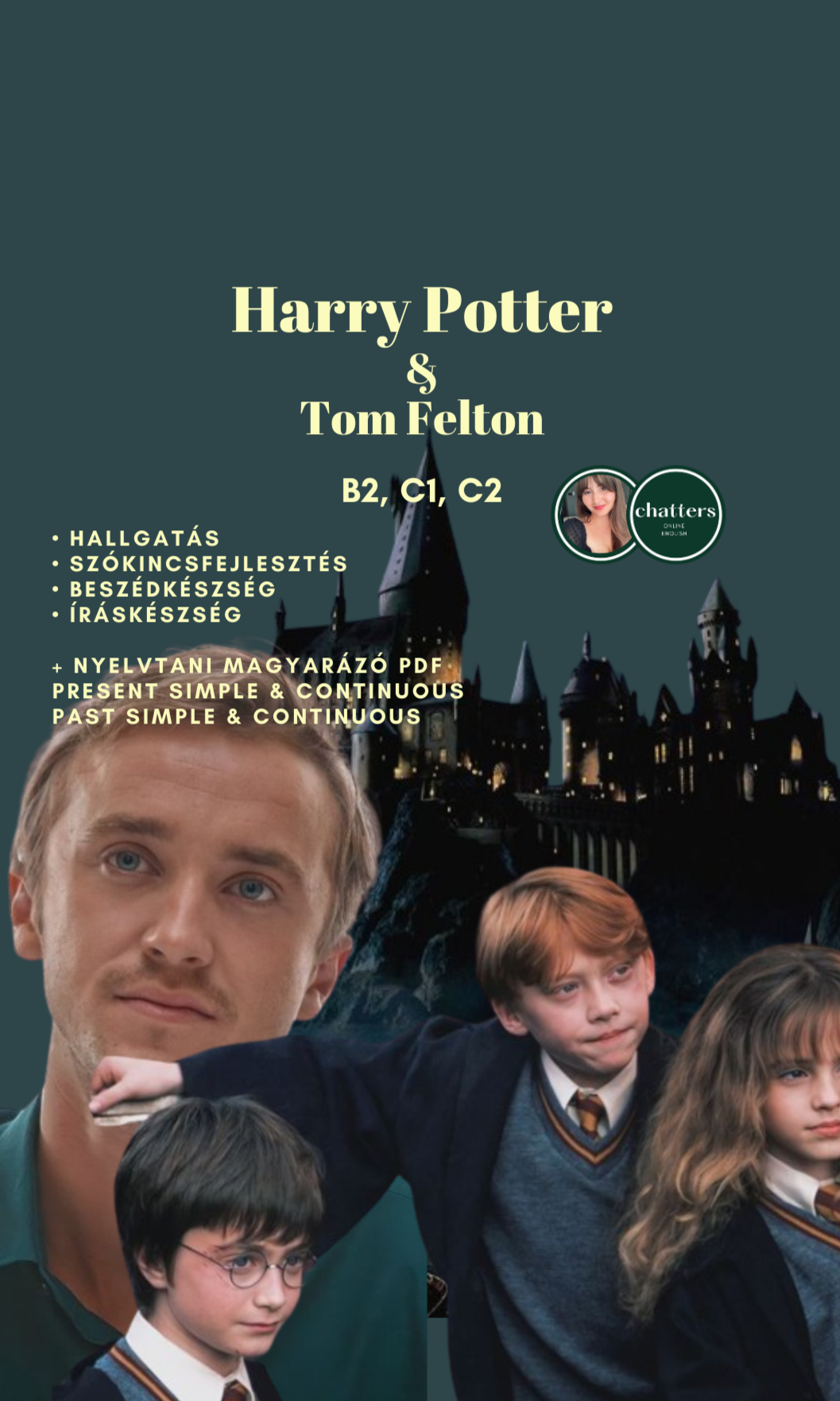 Tematikus feladatlapok ⎮ Harry Potter & Tom Felton